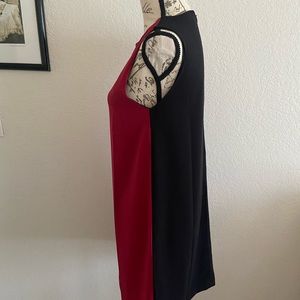 NWOT Fully Lined Sleeveless Shift Dress Size 2